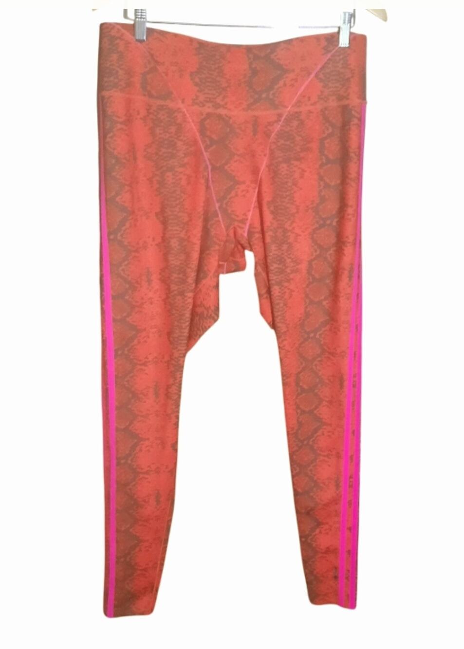 Adidas x Ivy Park Red Recycled Polyester Sport Legging Snakeskin Graphic Size 2X